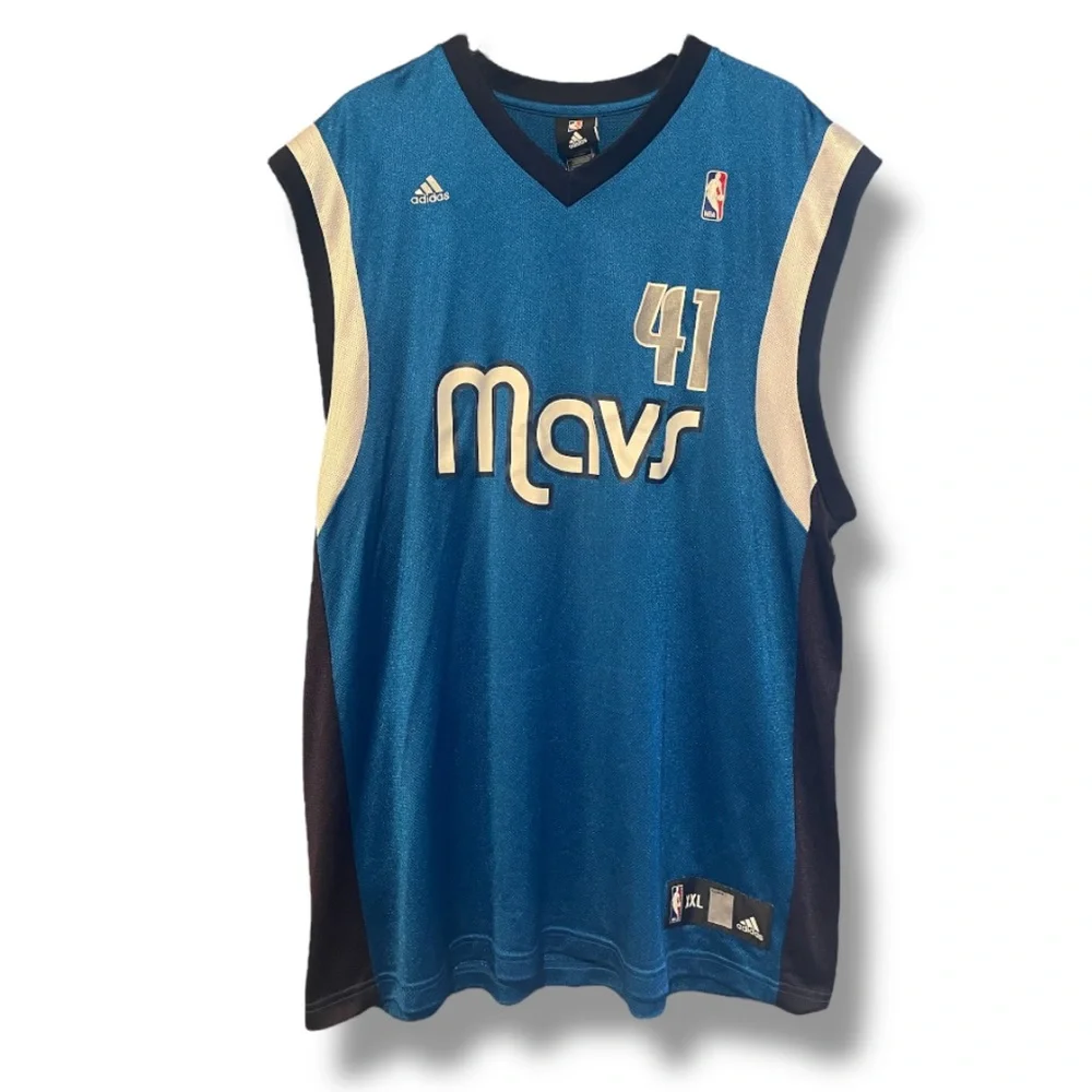 Adidas Dallas Mavericks Dirk Nowitzki NBA Basketball Jersey